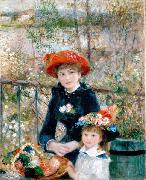Pierre Auguste Renoir On the Terrasse Spain oil painting artist